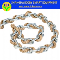 WFCS Galvanized Elevator Balance Compensation Chain with Rope Core